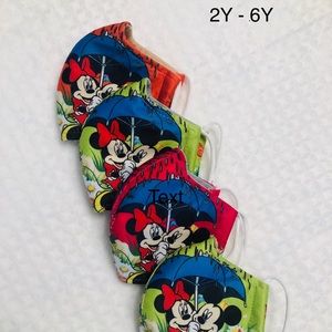 Mickey/Minnie Mouse mask for kid 2Y-5Y $10/4pcs